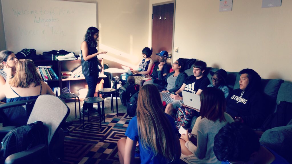 ACM_Women's tweet image. Thanks for coming out to our #isupportwomenintech get together! #acmw #acmwclt