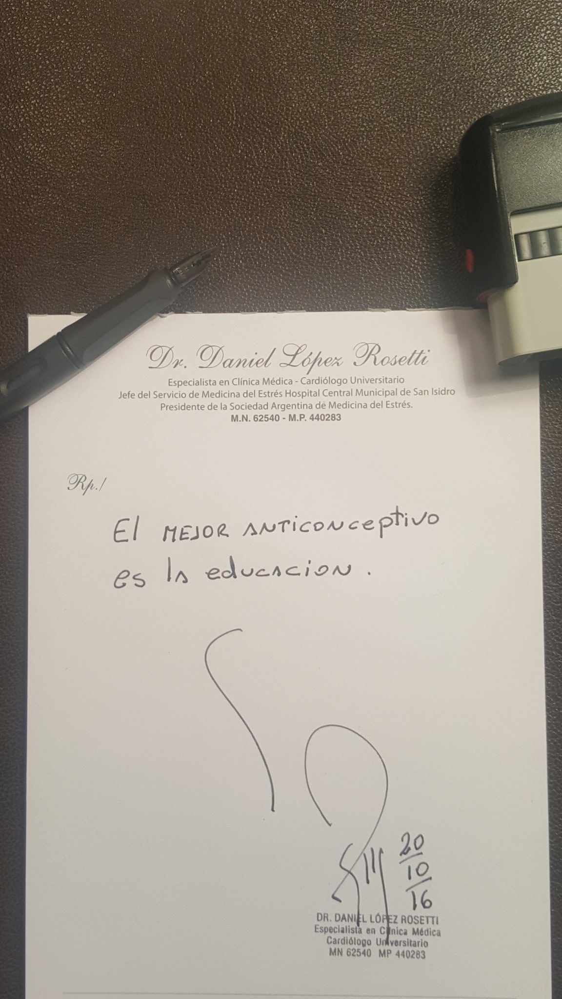 Dr. López Rosetti on Twitter: Dr. López Rosetti on Twitter: