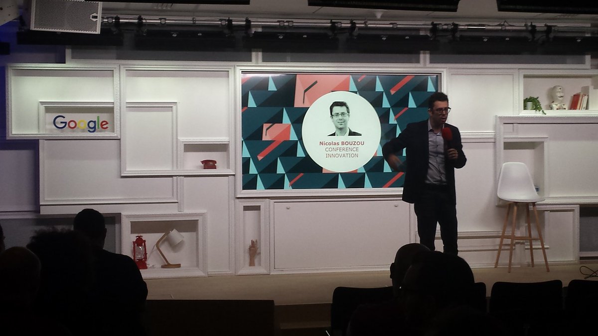 devoteamgcloud's tweet photo. Conférence par @nbouzou "L'innovation sauvera le monde" !
#dgcUserClub https://t.co/c0Dc1mgYUR