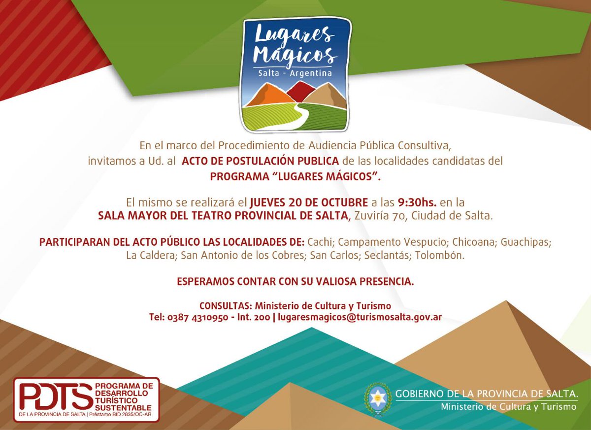 Ya inicio la exposición de municipios para postulacion...#LaCalderaPresente
#LugaresMagicos