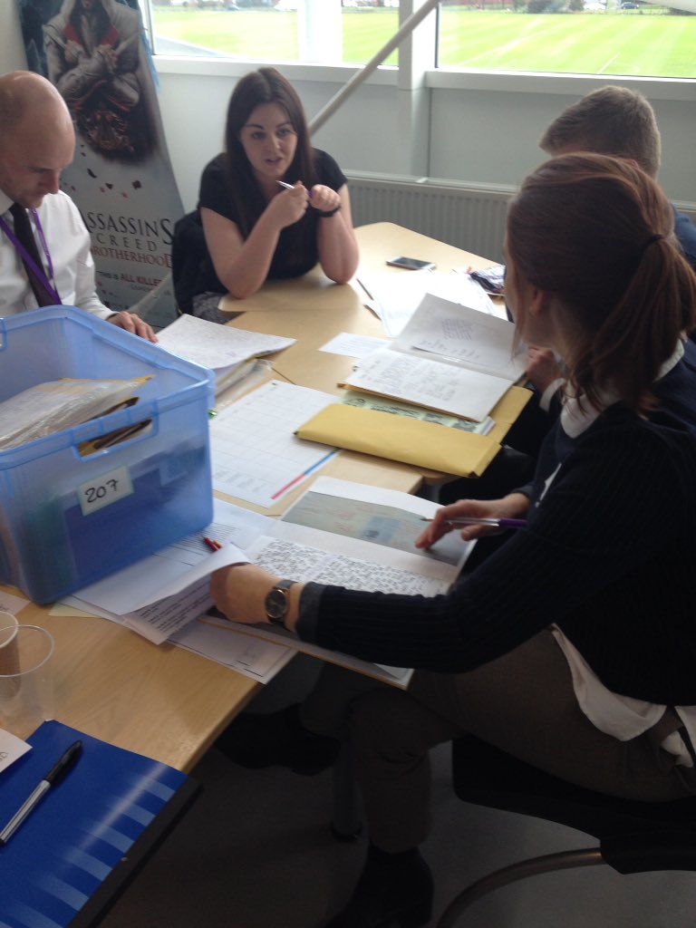 MHS_CPD's tweet photo. Carrying out a work scrutiny as part of our assessment training #MHSassessment https://t.co/CuUwcftycN