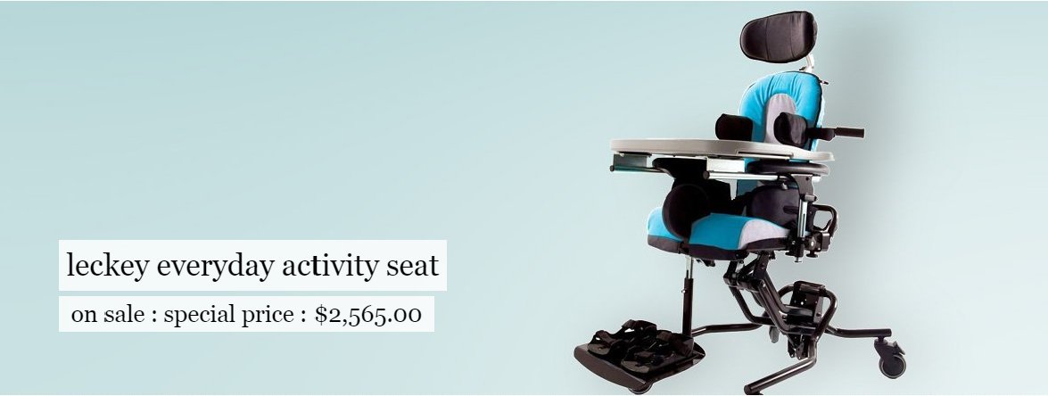 medicaleshopinc's tweet image. Everyday activity seat is a moderate #seatingsystem designed innovatively by @Leckeydotcom for #specialneeds to provide #postural stability