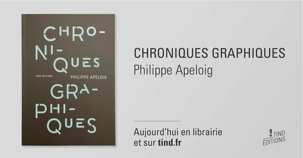Tindeditions's tweet photo. Chroniques Graphiques de Philippe #Apeloig est désormais disponible !
> https://t.co/VonQs7MPT2 #graphisme https://t.co/gd3DEt40ux