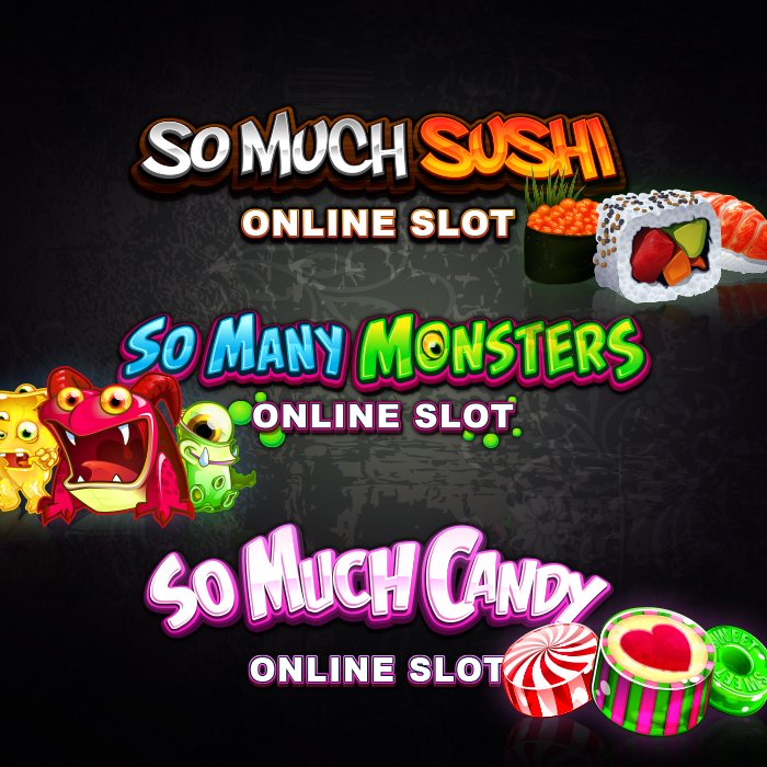 WildJackpots's tweet photo. Enough is enough or is it? There’s no such thing as too much So Much Sushi, So Many Monsters or So Much Candy. #toouchfun https://t.co/YSBbi17dKJ