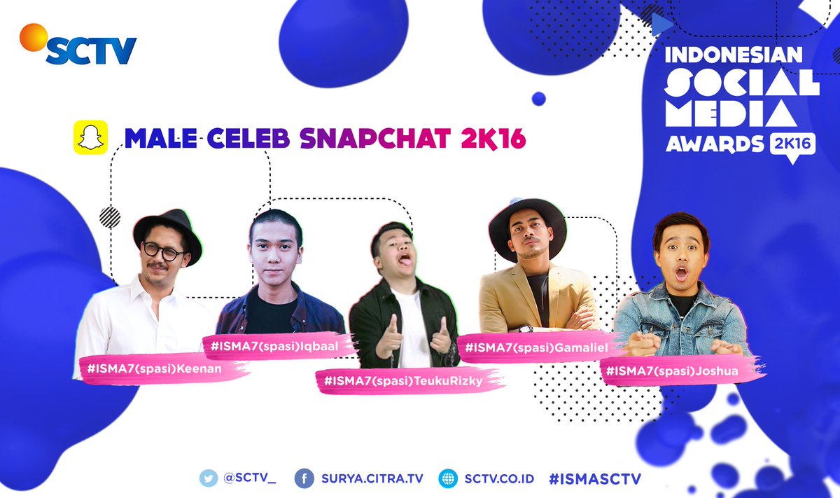 Kategori Male Celeb Snapchat 2K16 <a href="/keenpearce/">keenanpearce</a>
<a href="/iqbaale/">iqbaal ramadhan</a> 
<a href="/TeukuRyz/">Teuku Ryzki</a> 
<a href="/gamal1990/">gamal 1990</a> 
<a href="/jojosuherman/">Joshua Suherman</a> #ISMASCTV