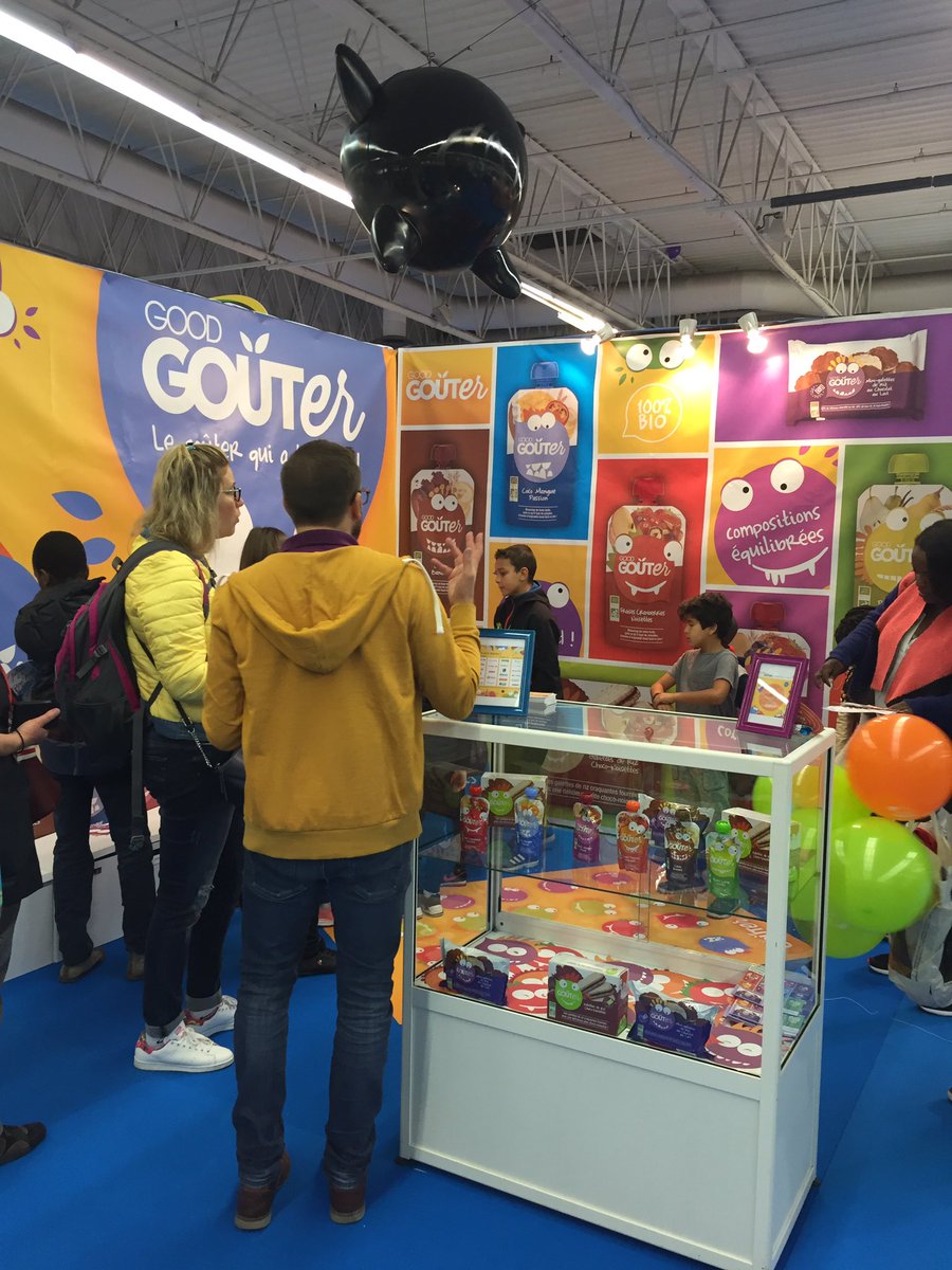 #goodgouter est à #kidexpo ! Passez nous voir 😀
