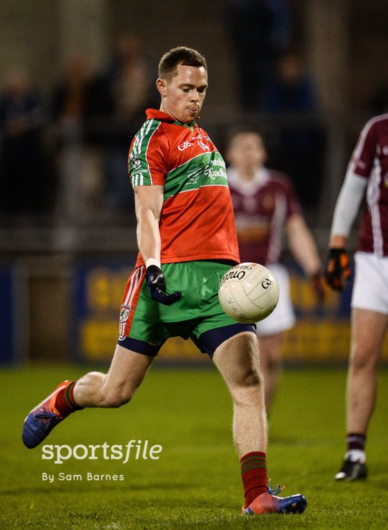 sportsfile's tweet photo. Dean Rock of Ballymun Kickhams converts a free during the Dublin County Senior SFC Quarter-Final match against Raheny Shamrocks! https://t.co/KMdbD0f5h1