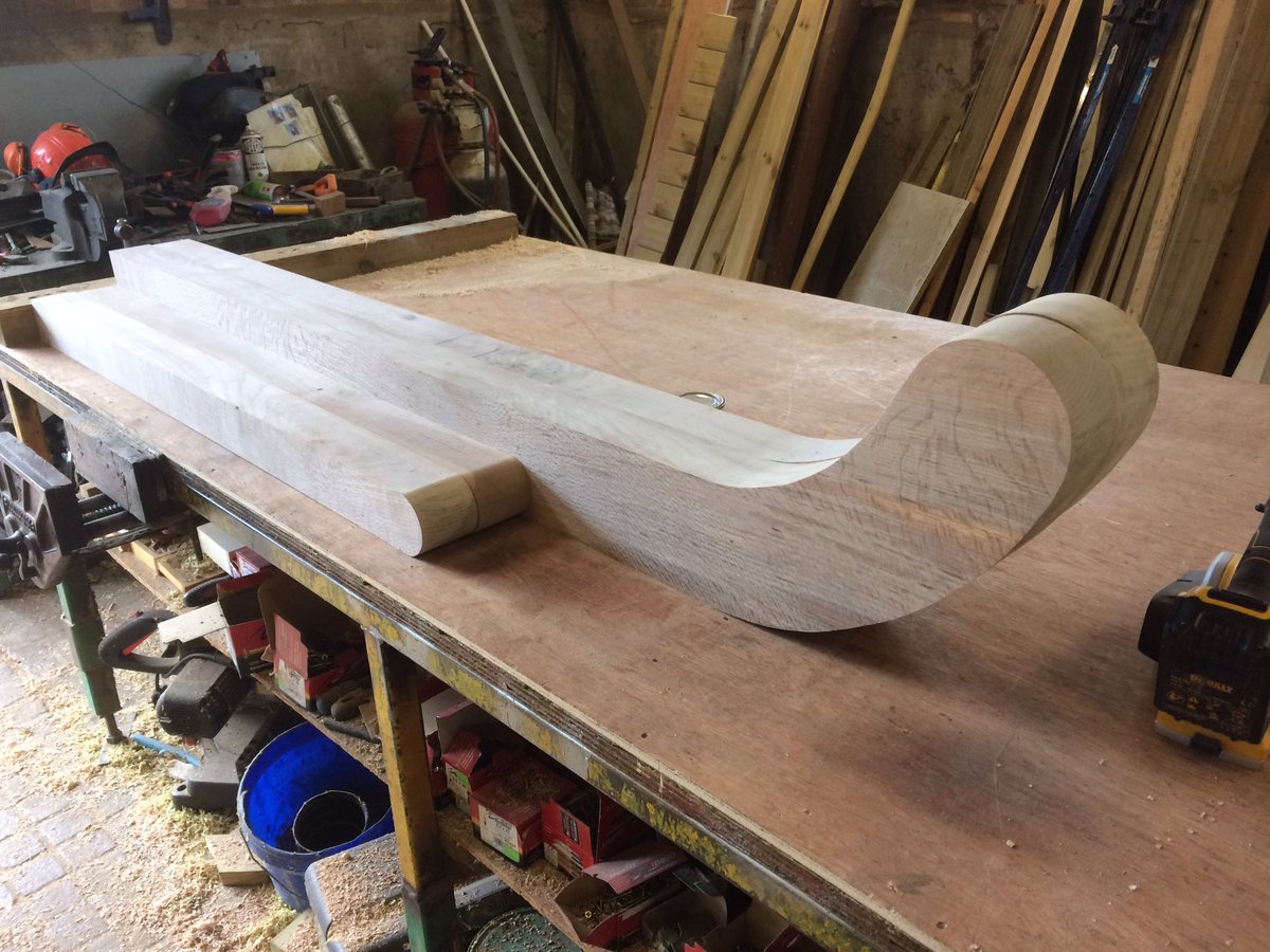 JHubbardandson's tweet photo. Love working with green Oak turning a tree into a gate progress so far #milling #plaining #shaping #KenilworthHr https://t.co/JhGXNLw5kq