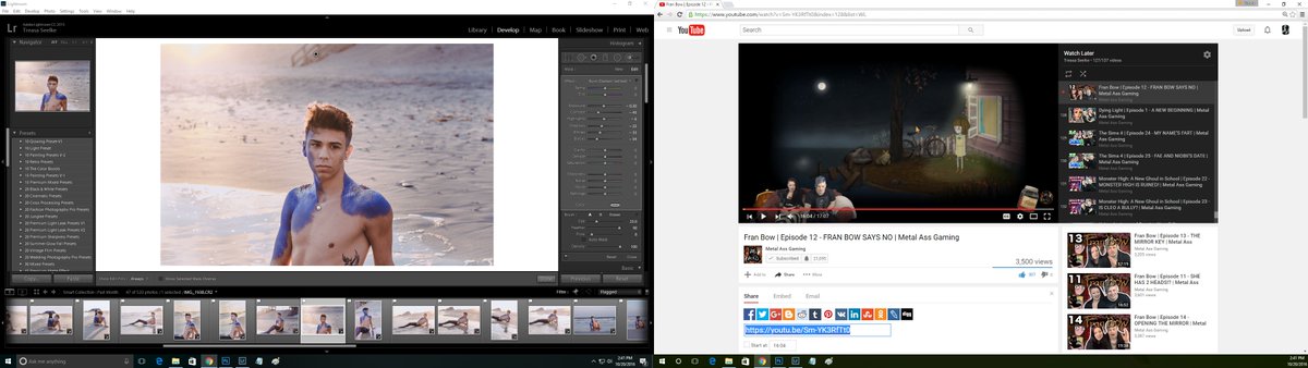 Treax3's tweet photo. It's editing day! Catching up on some Fran Bow! @MetalAssGaming #editing #photographer #franbow #MAG #MetalAssGaming https://t.co/C3hhjsLIj4