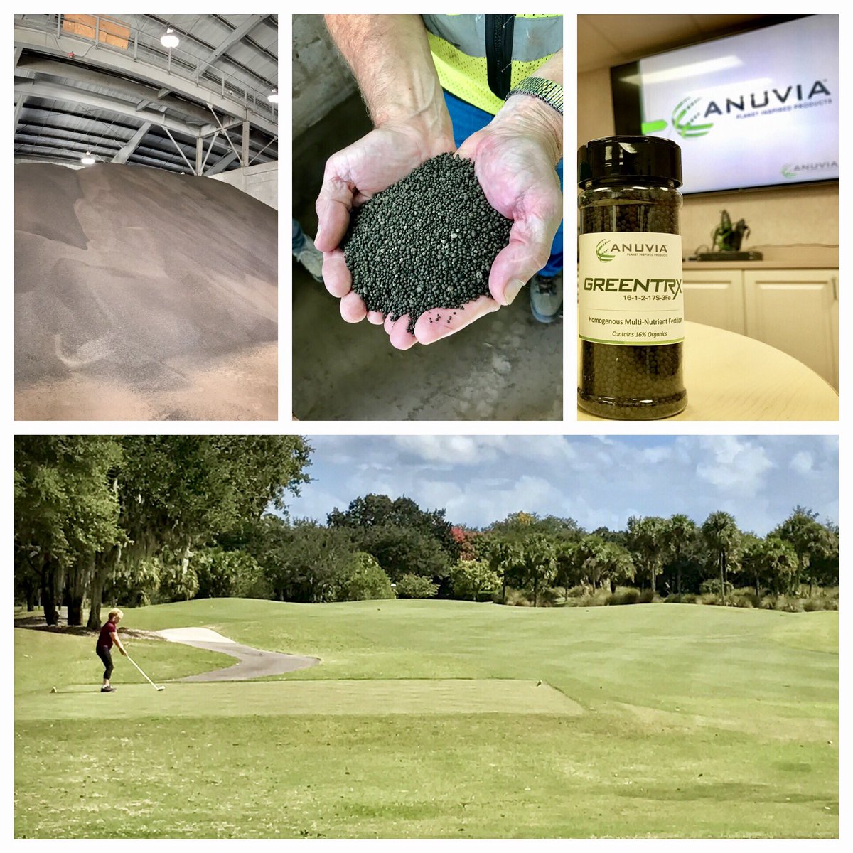ambiogascouncil's tweet photo. I wonder if @HawksGolf uses Anuvia fertilizer products from #digestate. Their grass sure is green! #biogasgolfopen #REFOR16 @KellySarber https://t.co/IQzGTJNdrM