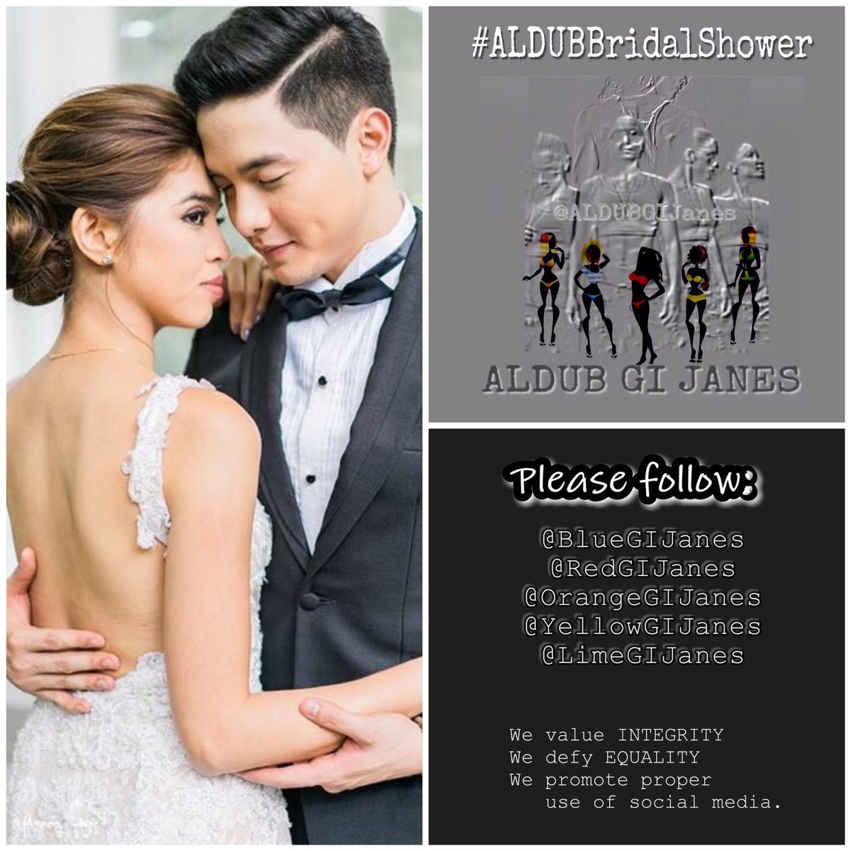 For the first day I knew you two are made for each other! Congratulations! <a href="/mainedcm/">Maine Mendoza</a> <a href="/aldenrichards02/">Alden Richards</a>  #ALDUBBridalShower <a href="/ofctrendsetter/">TEAM OAT ᴬᴰᴺ</a>
