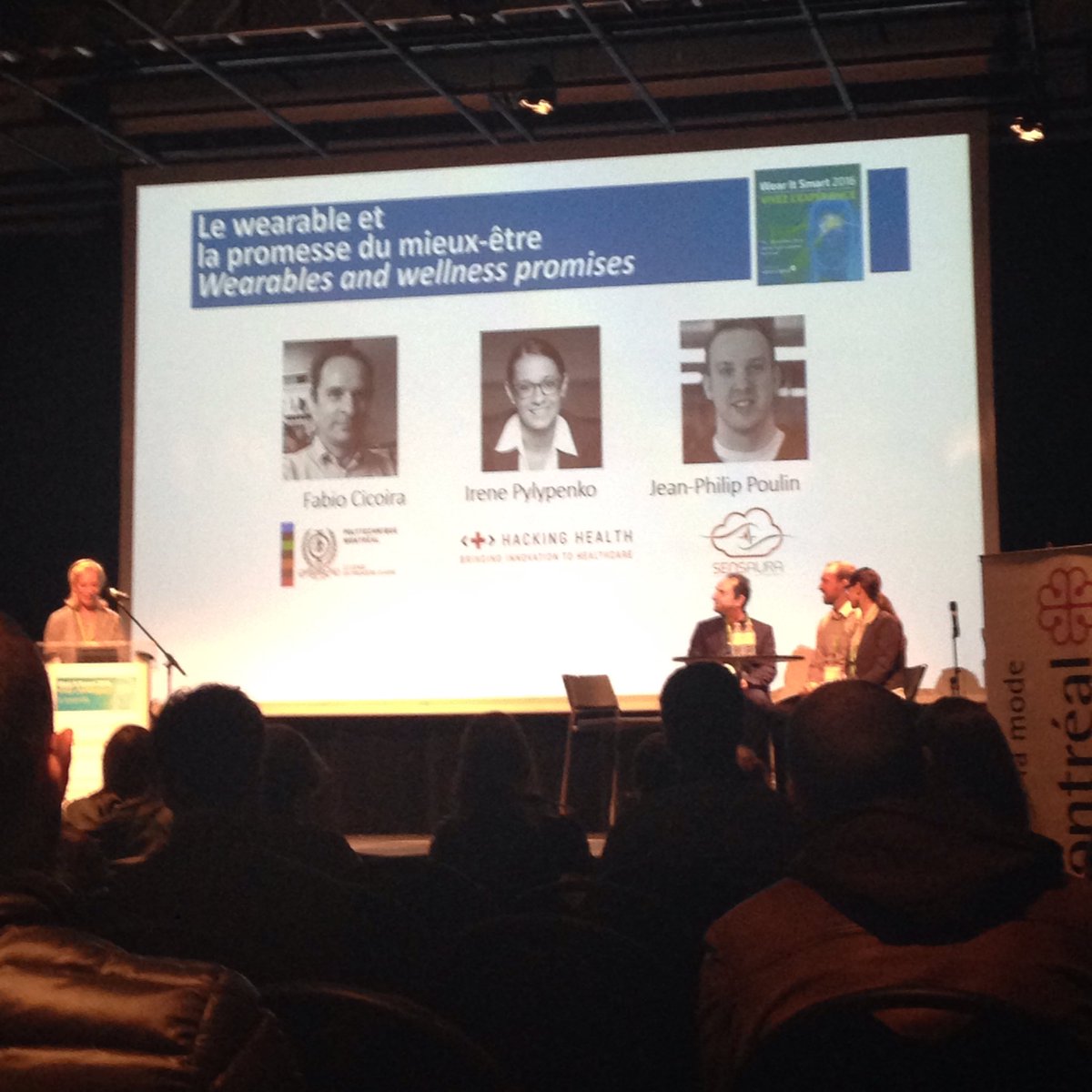 NeuroTechMTL's tweet image. &quot;There is still much work to be done.&quot; - Irene Pylypenko @ Wear It Smart 2016 panel discussion #wearables #wearitsmart #neurotechx