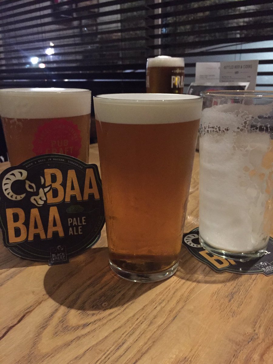 holywellhalt's tweet photo. @holywellhalt team out for a planning meeting with the Fantastic Baa Baa from @blacksheepbeer ๐ its great #getmeanother https://t.co/WcPf38JTHJ