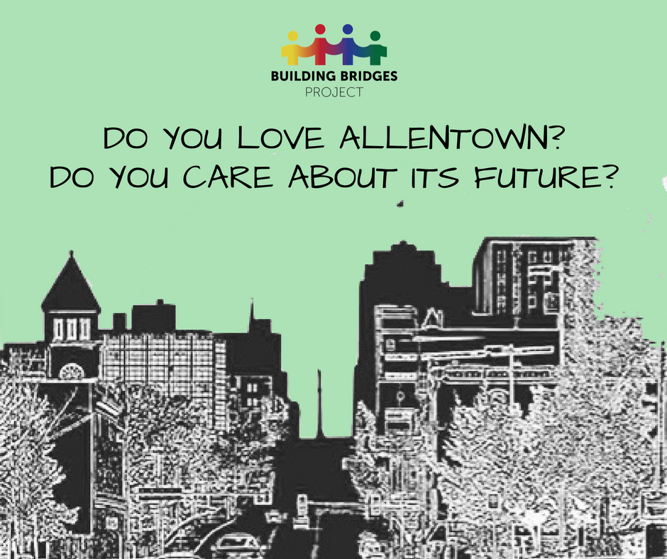 BldBridgePro's tweet photo. Join us in a facilitated discussion regarding YOUR vision of what Allentown is and can be! More info here: https://t.co/22eQI6nsC5 https://t.co/fsuHv9sysA