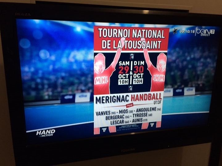SandFerradou's tweet photo. Ce soir sur BEin Sport l'annonce du tournoi -13 ans du MHB classe! #feminisationHB https://t.co/PQzNnkr0mz