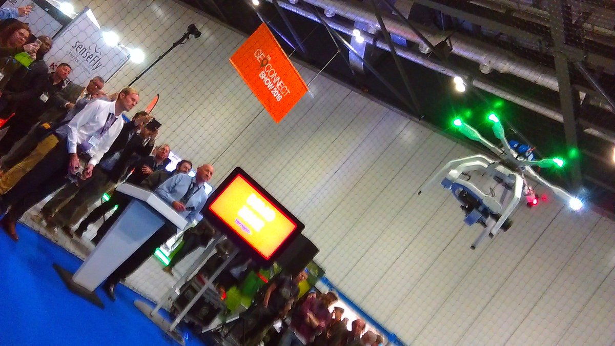 RCVisuals's tweet photo. @RCVisuals @CUAVAcademy great to see the Alan and Peter leading the way at the Commercial UAV show yesterday! https://t.co/Yz33SzXaHL