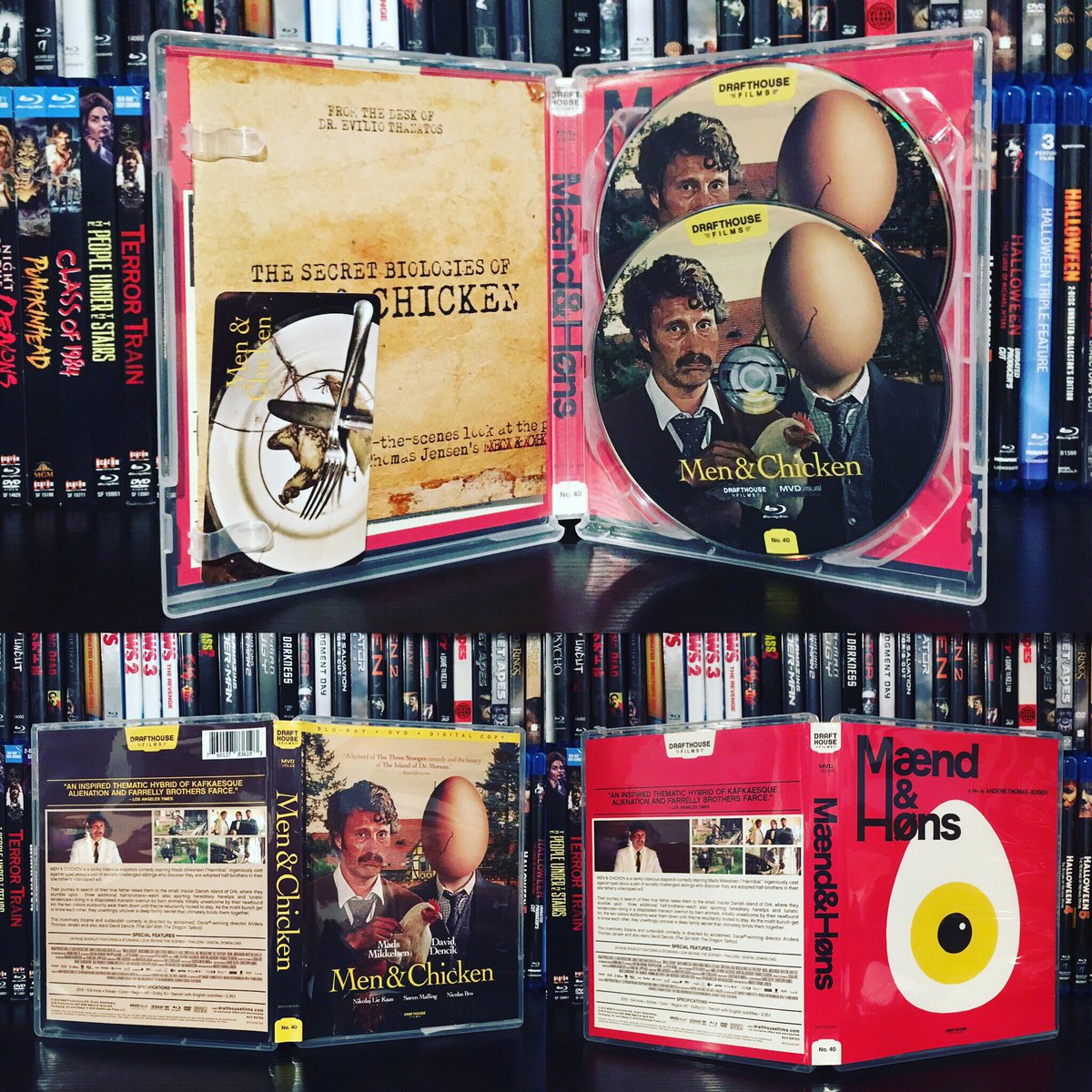 JeffRauseo's tweet photo. Can't wait to check this one out from @drafthousefilms - awesome packaging and alt. artwork! #menandchicken #bluray #drafthousefilms https://t.co/QgpzRP0yeg
