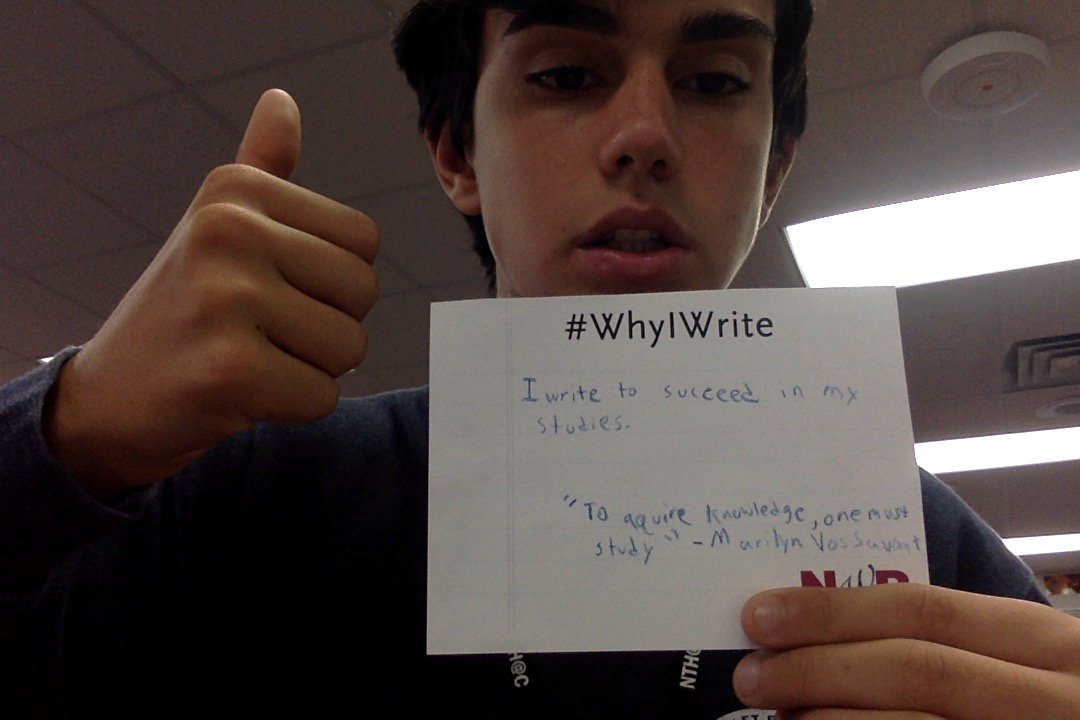 Matt_D_NTHC's tweet photo. I write to succeed in my studies. #whyIwrite #boydbence https://t.co/HbjYCY31uG