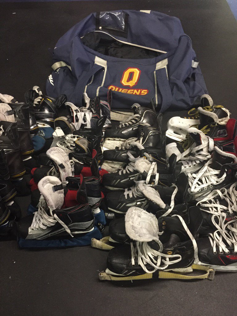 PGSPORTS_HOCKEY's tweet photo. Another busy morning for Skate Sharpening @PGSPORTS_HOCKEY 
@QueensUCanada 
Proud Sharpener for Queens U Hockey https://t.co/hwtBQn3SZv