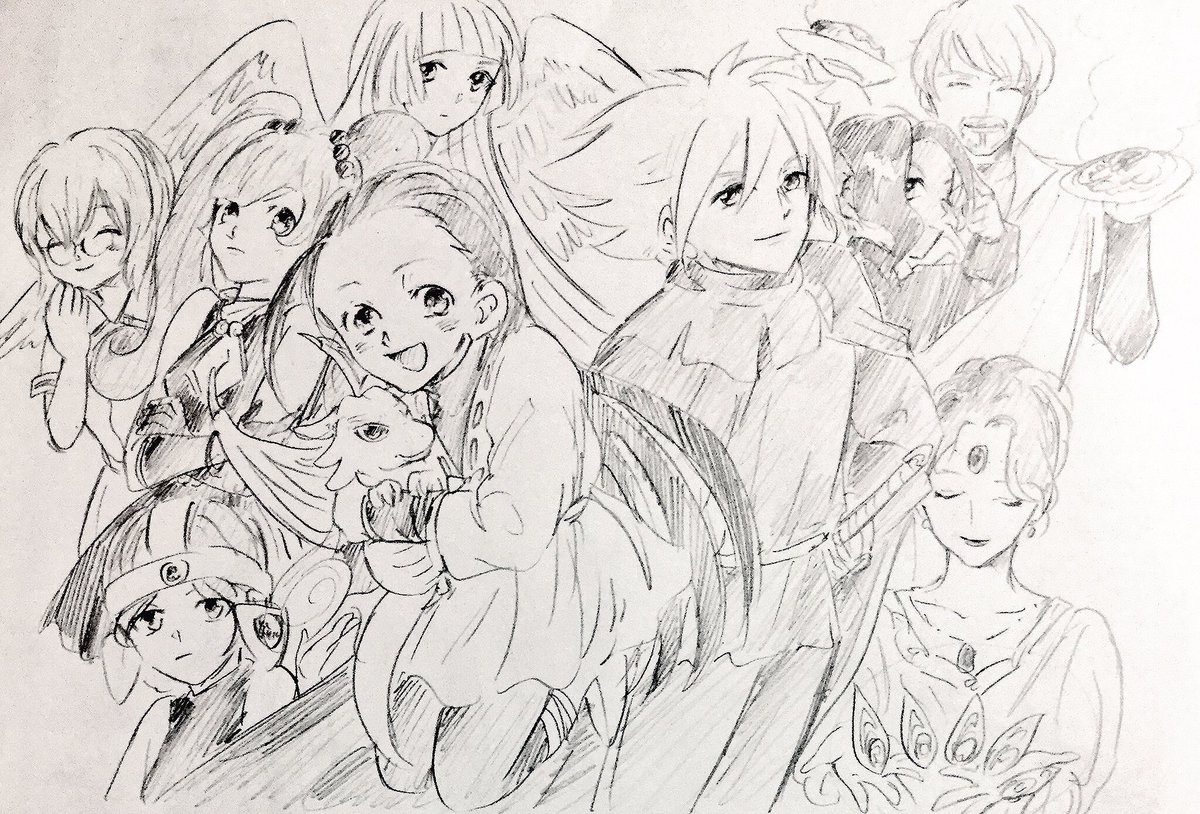 同世代なら分かる
ようつべにOP出てきてうわああってなったから描いた 