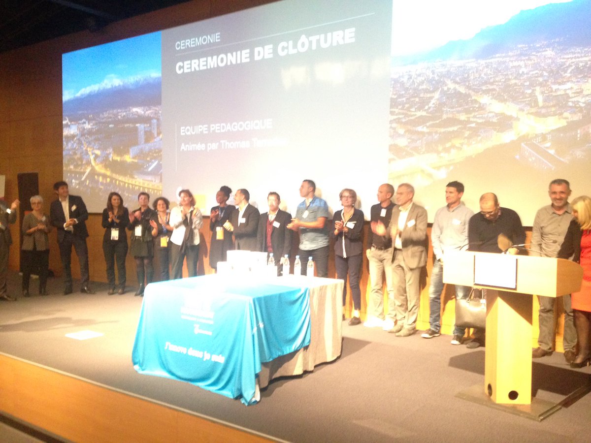 Standing ovation pour l'equipe projet et les intervenants Certificat Manager de Service #gemorange  <a href="/Grenoble_EM/">GEM - Alpine Business School</a>