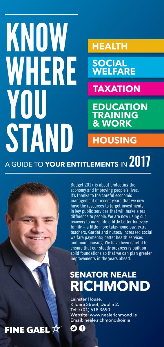nealerichmond's tweet photo. Following on from #Budget2017 I've produced a handy guide to your entitlements, msg me if you'd like a hard copy: https://t.co/qTBUrhdBSl https://t.co/RAuJXWilQR
