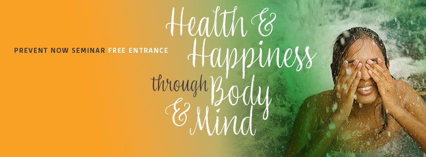 enniafeelsecure's tweet photo. Health and happiness go hand in hand #preventnow Free entrance, registration required: https://t.co/uW00xoJIeo https://t.co/dQHw1bUvlV