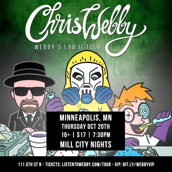 EightyHDMusic's tweet photo. TONIGHT — @ChrisWebby's #WebbysLab2Tour at @millcitynights! Doors: 7PM, Show: 7:30PM. Tickets Remain at https://t.co/xt9R3uCdxK https://t.co/ED6OwXfLqQ