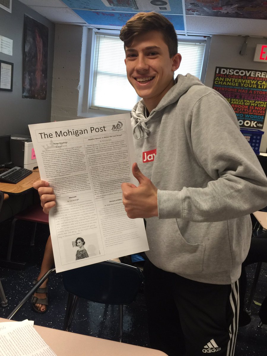 MohiganPost's tweet photo. Super excited to put out our first paper!! Stop by our stands today around the school and get your copy!:)❤️💙 https://t.co/aLf0TxSv0F