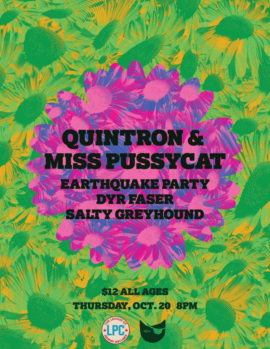 TONIGHT -- Quintron &amp; Miss Pussycat / Earthquake Party / Dyr Faser / Salty Greyhound at <a href="/MidEastClub/">Middle East Restaurant & Nightclub</a> UP! All Ages! bit.ly/29o1I6S