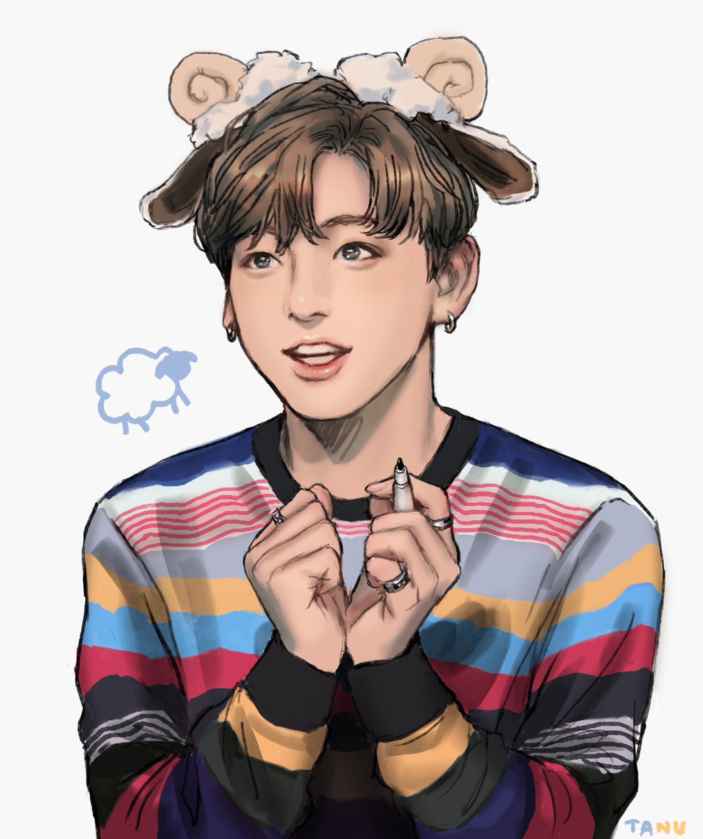 tanukai's tweet photo. 🐑  #정국 https://t.co/HSzlze6Tb7