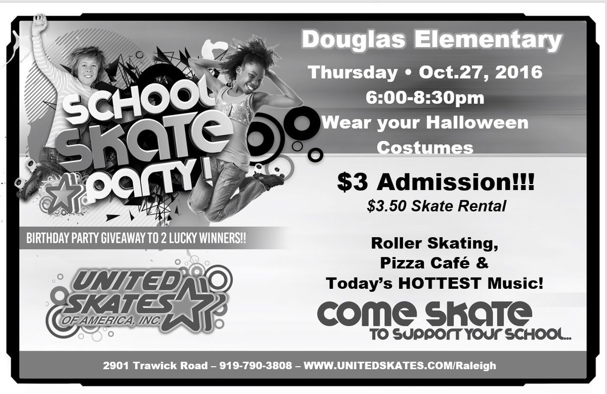 USARaleigh's tweet photo. @DouglasESDragon We are looking forward to having your skate night at @USARaleigh on Thursday 10/27. We want to see everyone there!!! https://t.co/MGoLmSka9X
