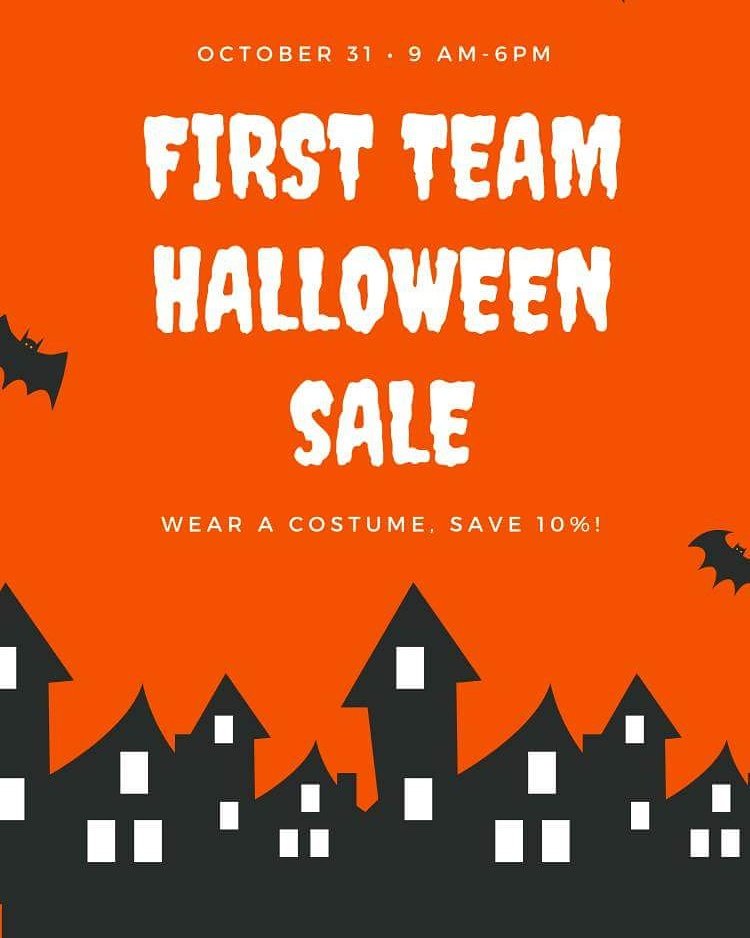 firstteamsc's tweet image. Stop by for some scary good deals!