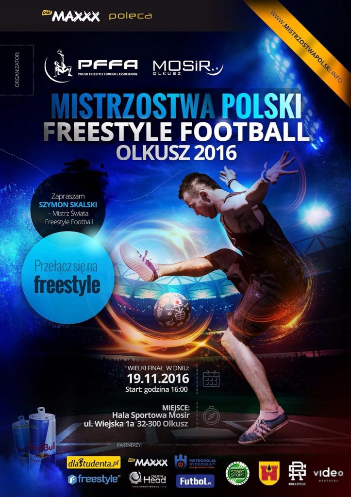 Come and see the best #polishfreestyle players at the Polish Champs on the 19th of November in #Olkusz !