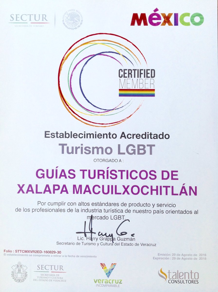 GuiasdeXalapa's tweet photo. Con mucho orgullo, en #Xalapa, recibimos al turismo #lgbt de #México y el mundo. Ven... @DescubreXL y la región. https://t.co/AncXCILLl5