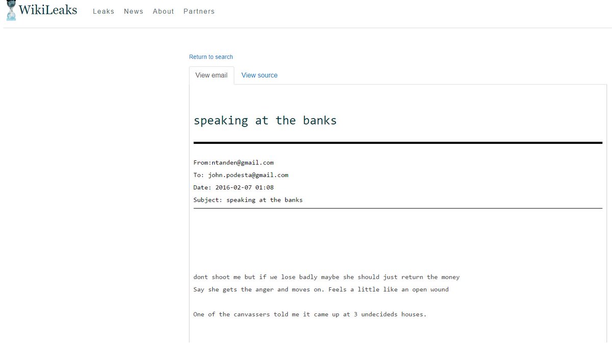 MickClm's tweet photo. This is just surreal: #Clinton aide #NeeraTanden asks #CampaignChair #JohnPodesta this: https://t.co/3gGSPqeslE