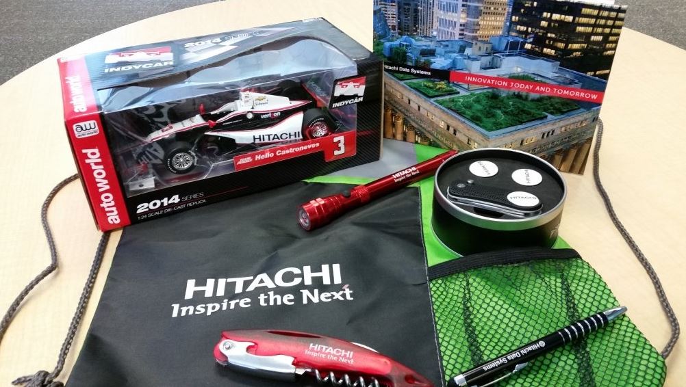 Hitachi_USA's tweet photo. Great giveaways from Hitachi at the #TTDCReset #converged and #flash seminars! @DataCenterTT #TTDCReset @HDSCanada https://t.co/nZTS3fRYXX