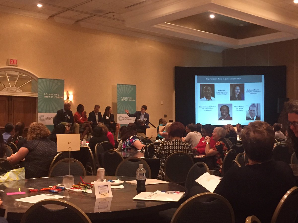 ASITshouldbeAUS's tweet photo. #c4c2016 #CollectiveImpact The funder's role in Collective Impact. It's an evolution. Community engagement and involvement is key. https://t.co/qnUgXXRJX5