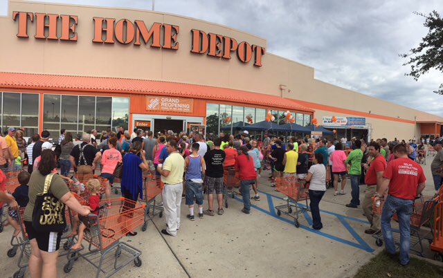 Grand Re-Opening of Denham Springs Home Depot!!@HomeDepot