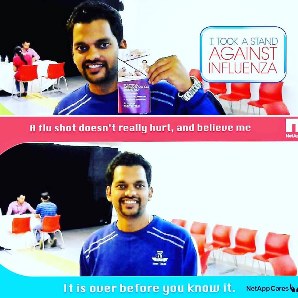 masti2kool's tweet image. #FluVaccinationCamp @NetAppIndia #2make #FluFreeNetApp #Movin2Future