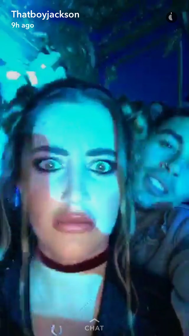 Georginaisbuff's tweet photo. I think @georgina_leighc and @JacksonMBlyton had a great time last night #jacksina 🎶🎉😍❤️😻💗✨🔥💫🌹😘🤘🏻 https://t.co/7r93PEeGOv