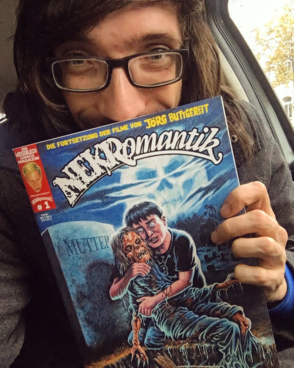 xdavebalboax's tweet photo. I'M SO EXCITED 🙈
I'll stick my nose in this new comic - NEKROMANTIK No. 1 💀 #nekromantik #joergbuttgereit #weissblechcomics #comics https://t.co/NUzS8lWO9a