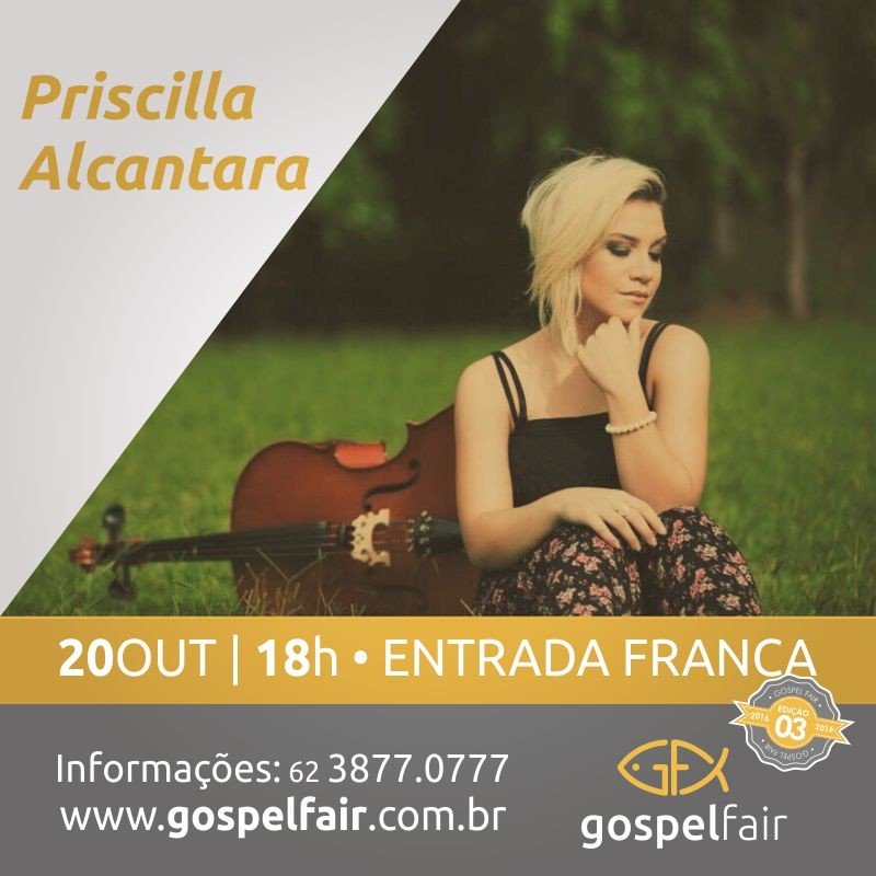gospelfair's tweet photo. Olá quem vai estar conosco logo mais!!!
 @priscillaalcantara na @gospelfair 201... https://t.co/ANKHYTwnE5 https://t.co/gUrPjxZBSV