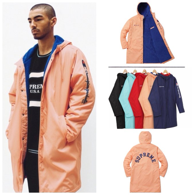 Supreme x Champion Stadium Parka Retail 