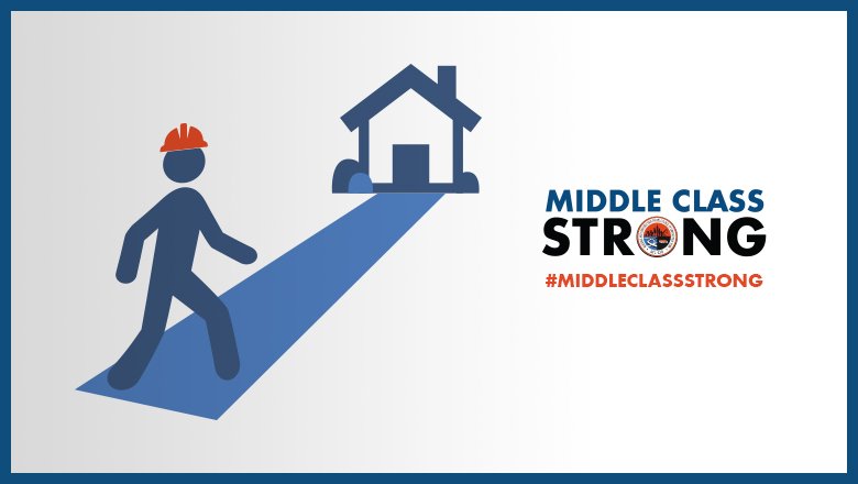 MidClassStrong's tweet photo. Strong unions help ensure construction workers have career paths that lead to the middle class. #MiddleClassStrong https://t.co/WkX1uKBsFt