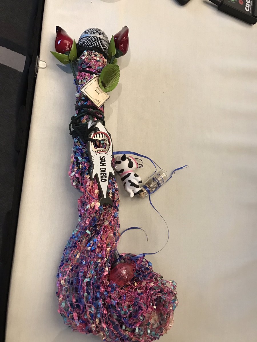dmccormick24's tweet photo. When you are our most vocal customer...we celebrate you by giving you your own microphone.  #allegrosummit https://t.co/j7Nl4DokpS