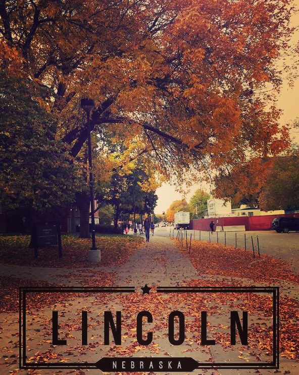 schrocknado's tweet photo. University of Nebraska-Lincoln looking nothing short of perfect right now🍂🍁 #GBR https://t.co/NEiQEIXEec