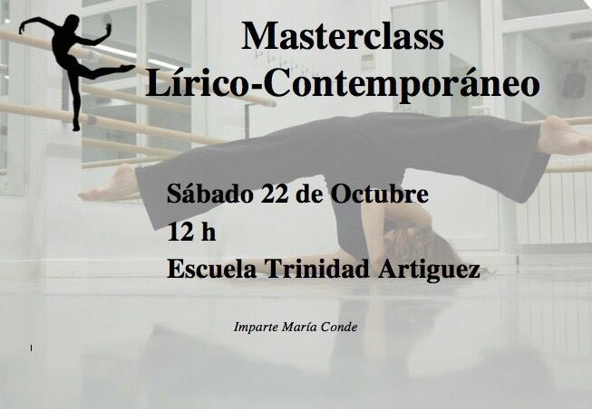 danza_escuela's tweet photo. Este sábado tendremos una Masterclass de Lirico-Contemporaneo ennla Escuela de Danza Trinidad Artiguez a las 12:00h no os la perdáis! !!!!! https://t.co/0bOCvhjrct