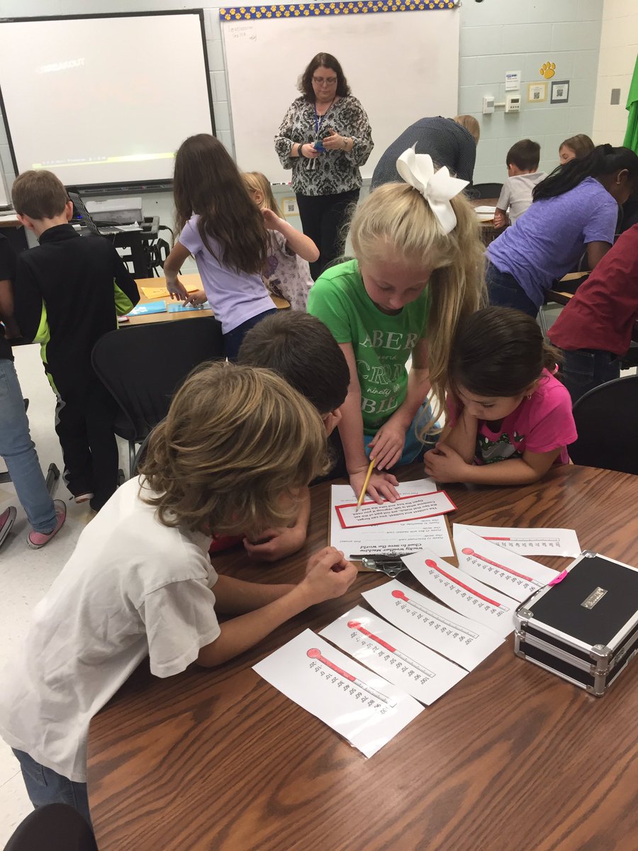 2nd graders at LES doing Wacky Weather with Breakout #breakoutedu  #Lex1Learns #Lex1DLC <a href="/lexingtonelemsc/">Lexington Elementary School</a>