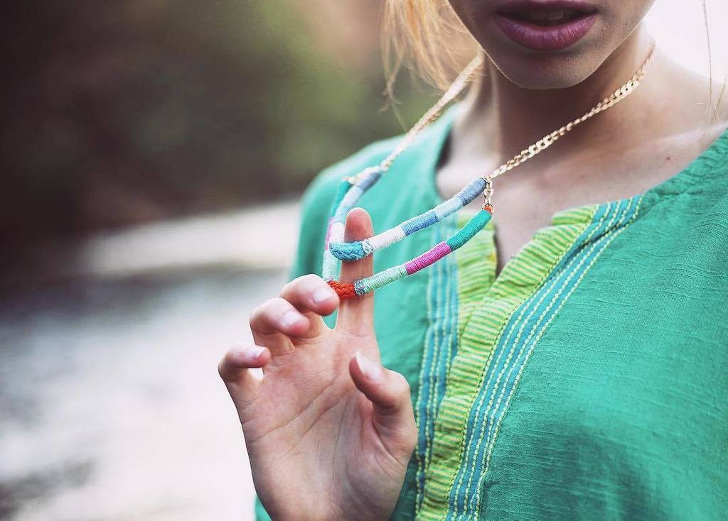 <a href="/ma/">Mike Andrews</a>.belle.fleur is looking beautiful in our <a href="/oliviaanddiego/">Olivia & Diego</a> upcycled Severine necklace. Sh… ift.tt/2eo8nli